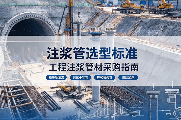 麒麟注浆管选型标准